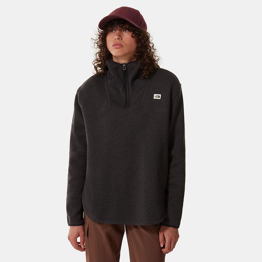 The North Face Hoodie Womens Australia - The North Face Crescent Black (DBH-658091)